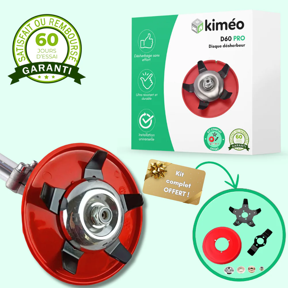 D60 PRO Disque de Désherbage Puissant pour Débroussailleuses – Coupe Efficace des Mauvaises Herbes - Image 3