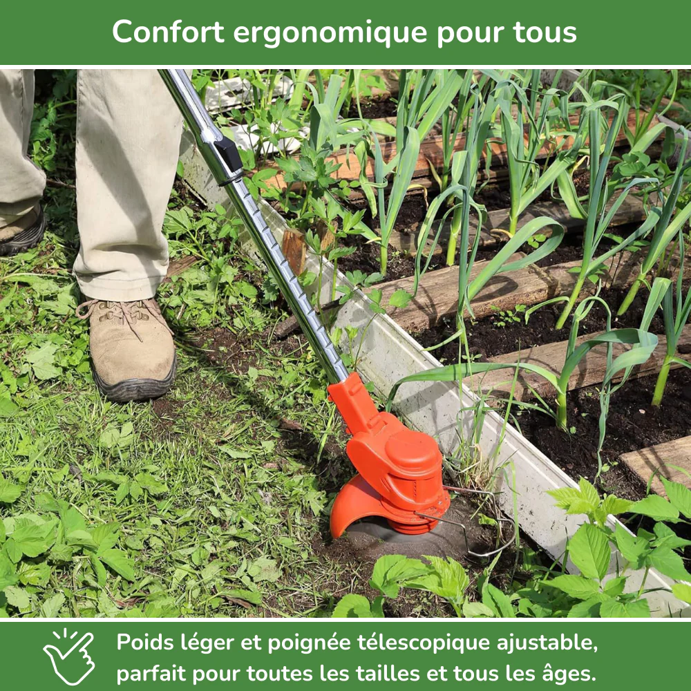 D80 PRO Débroussailleuse Sans Fil Haute Puissance – Coupe d'Herbe, Buissons et Branches Épaisses - Image 6