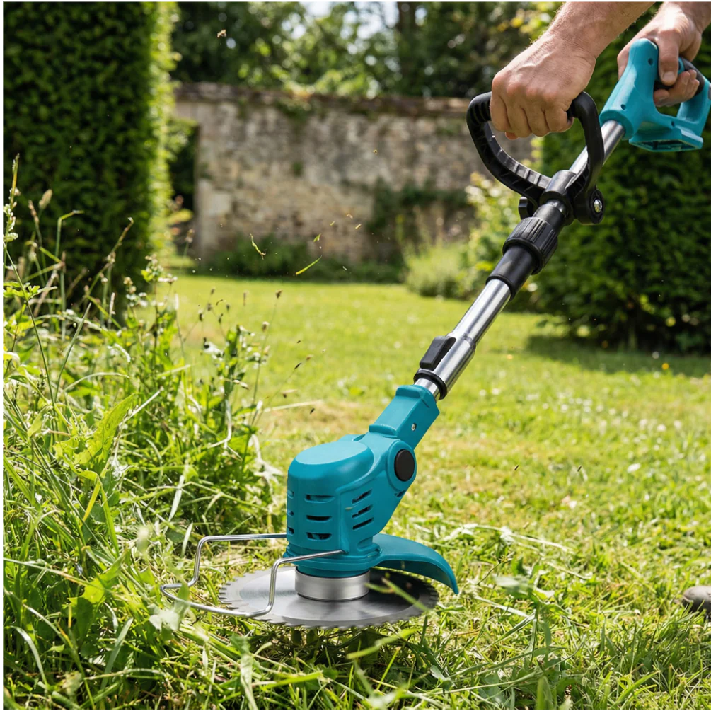 D95 PRO Débroussailleuse Électrique Portable | Débroussailleuse à Batterie Portatif | Coupe-Bordures Sans Fil pour Jardin et Pelouse - Image 2