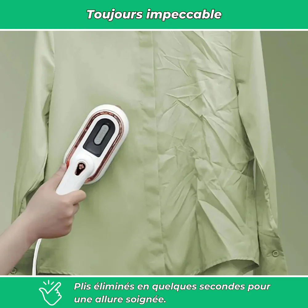 Défroisseur vapeur portable 1200W compact 2-en-1 voyage & maison - Image 3
