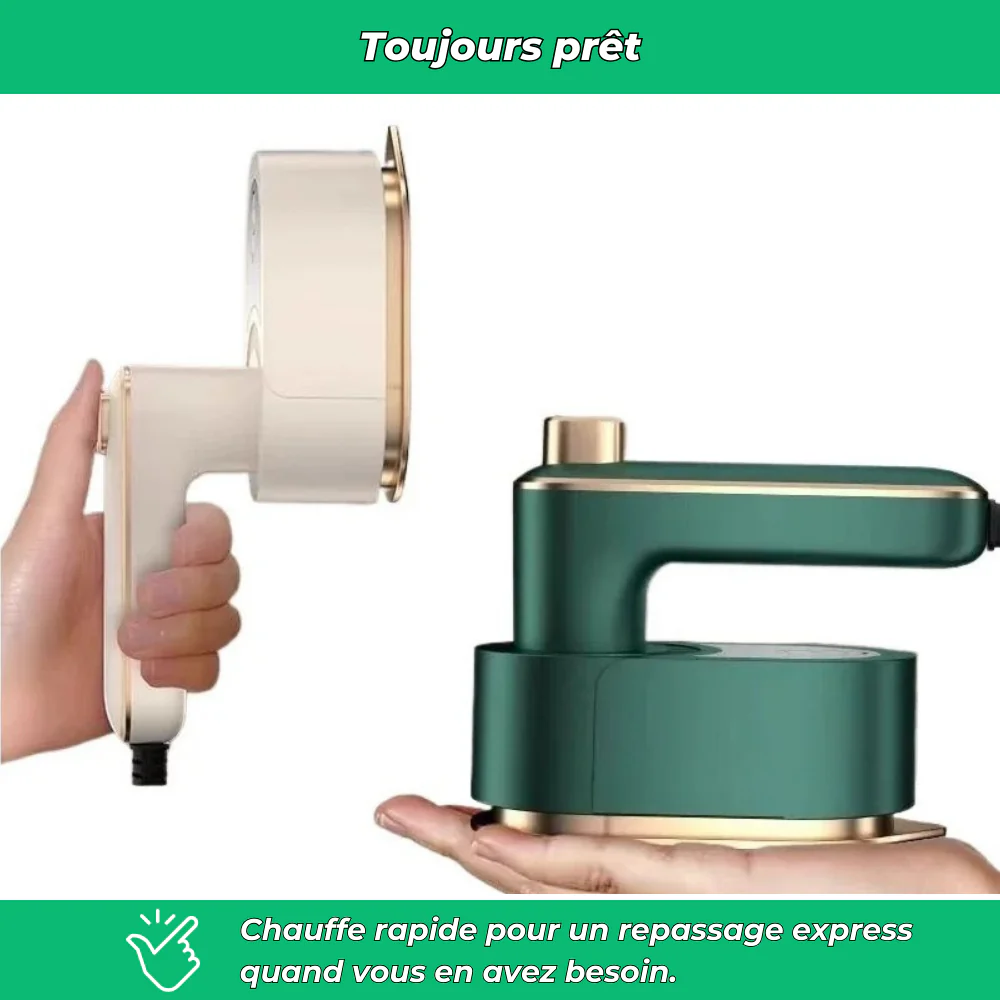 Mini fer à repasser portable pliable rotatif 180° compact voyage & maison - Image 3
