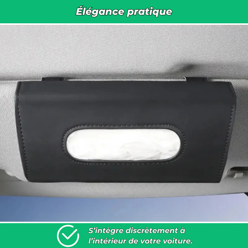 Distributeur de mouchoirs pour pare-soleil de voiture - Image 4