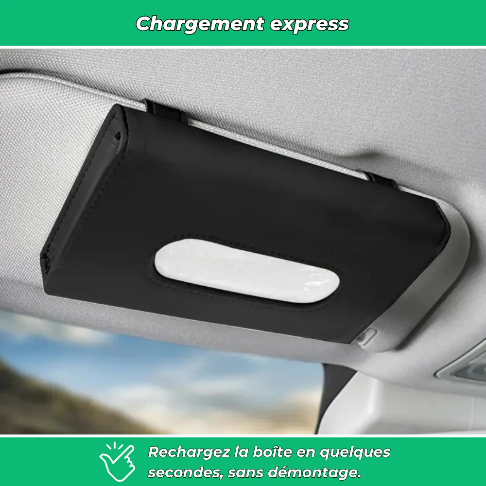 Distributeur de mouchoirs pour pare-soleil de voiture - Image 5