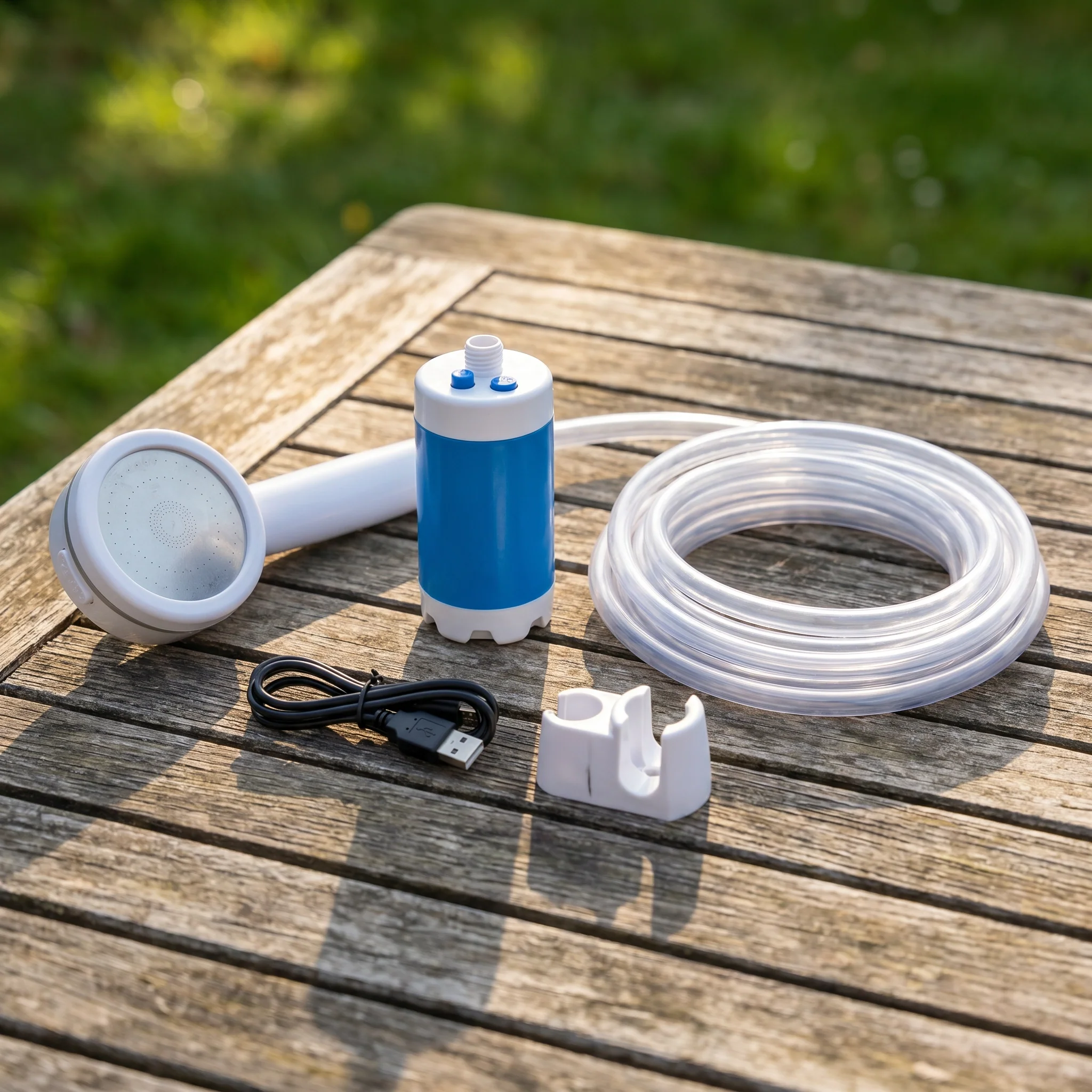 D10 | Douche Nomade Haute Pression Portable Rechargeable | Camping Voiture Animaux Compacte - Image 5