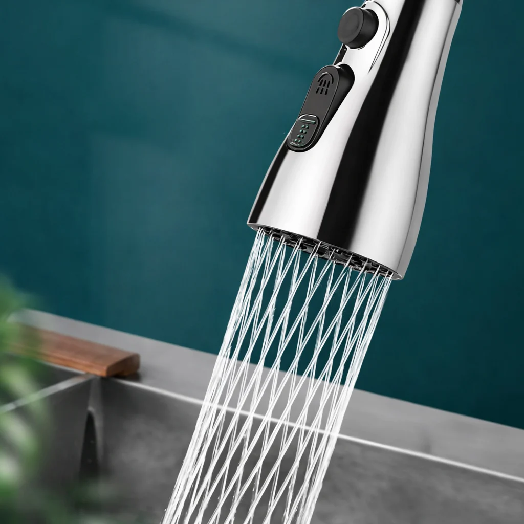Douchette Evier Cuisine Robinet 360 Degrés | Tête de Robinet Rotative | 3 Modes Haute Pression - Image 2