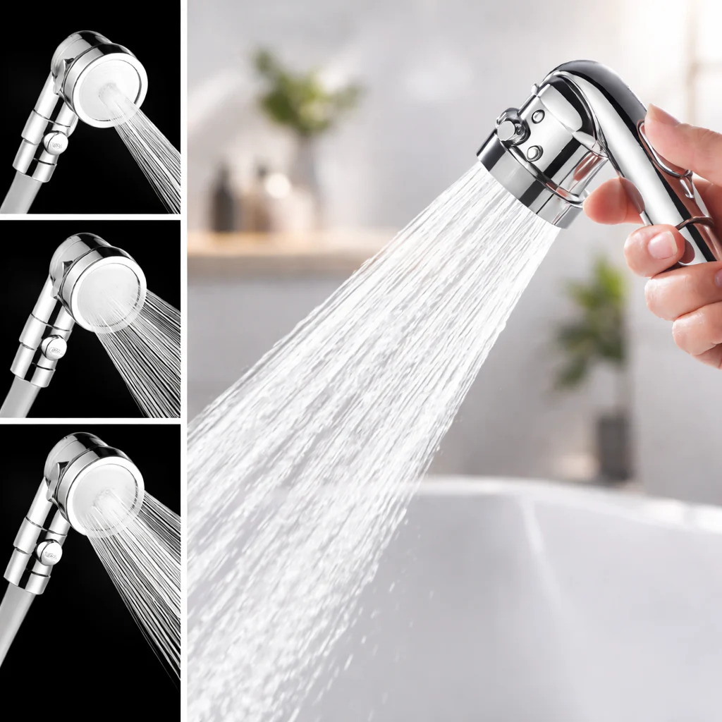 Douchette Universelle pour Lavabo | Fixation Adhésive Sans Perçage | Rallonge Robinet Flexible - Image 4
