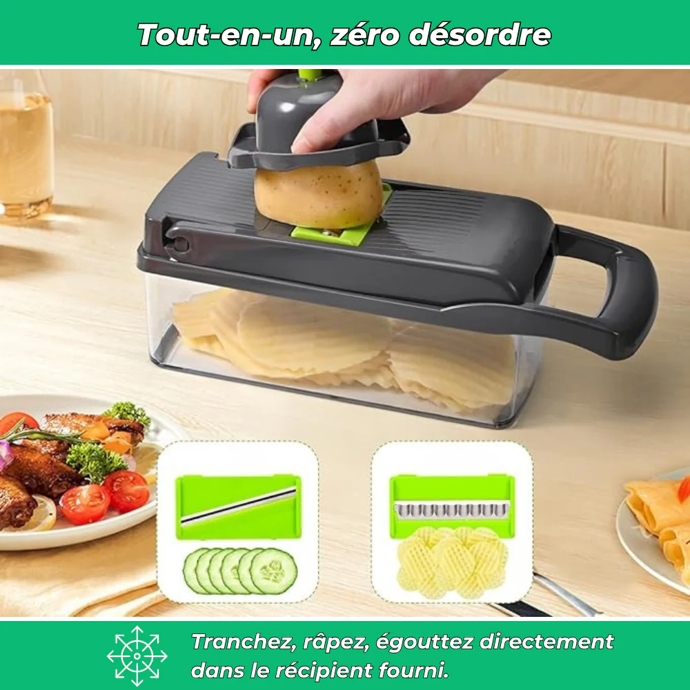 EasyCoup’ – Trancheur de légumes complet 16 en 1 - Image 4