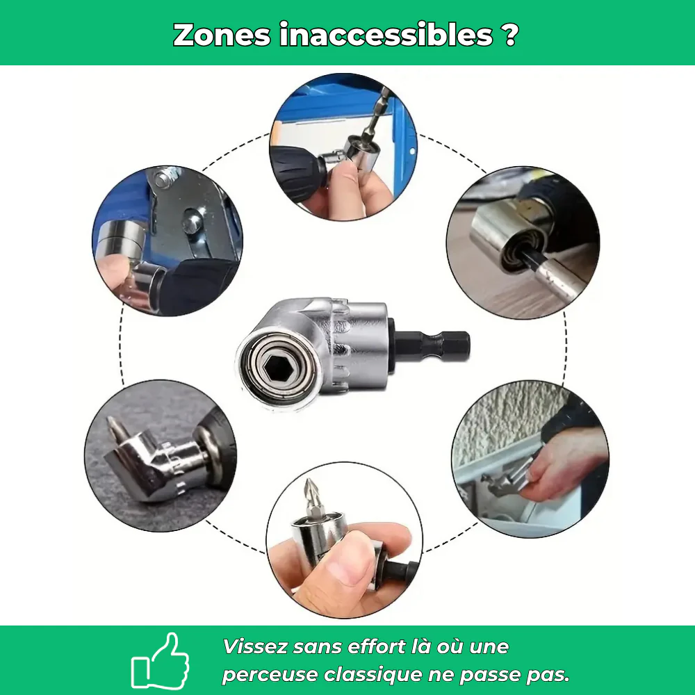 Embout de perceuse à angle 105° - Image 3