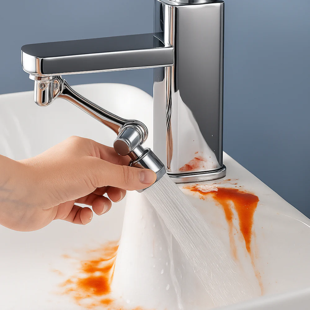 Aquaflex - Extension Robinet 1440° Pivotant - Economiseur d'eau intégré - Image 3