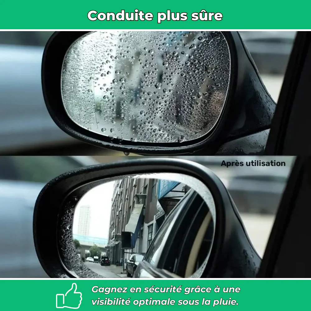 Film protecteur anti-pluie pour rétroviseurs (Lot de 2) - Image 3