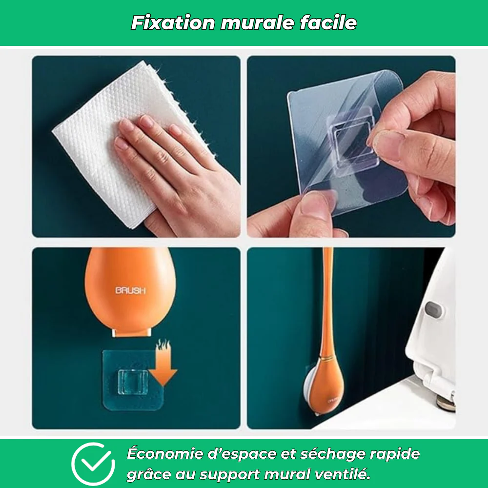 Brush™ | Brosse WC en silicone | Souple et hygiénique - Image 4