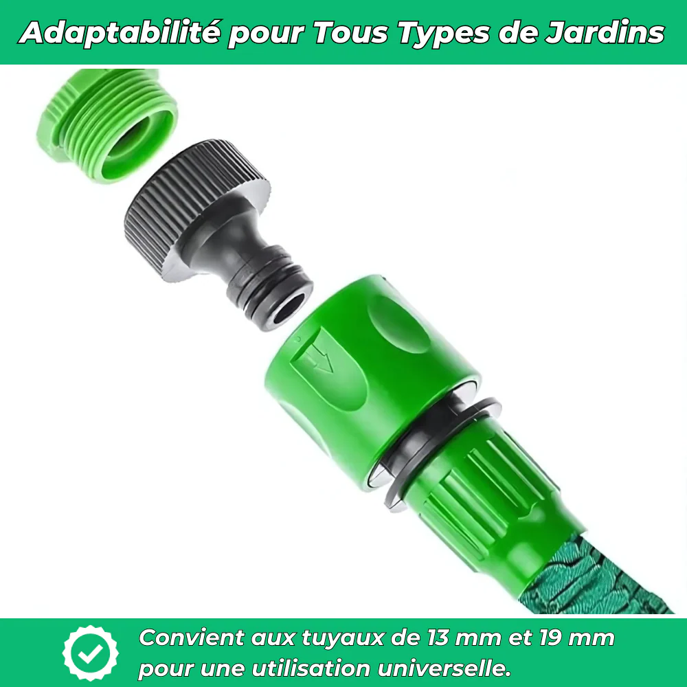 Aquaflex｜Tuyau d’arrosage extensible｜8 modes de jets haute pression - Image 6