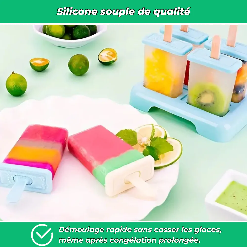 Frozzy – Moule à esquimaux en silicone pour glaces maison - Image 4
