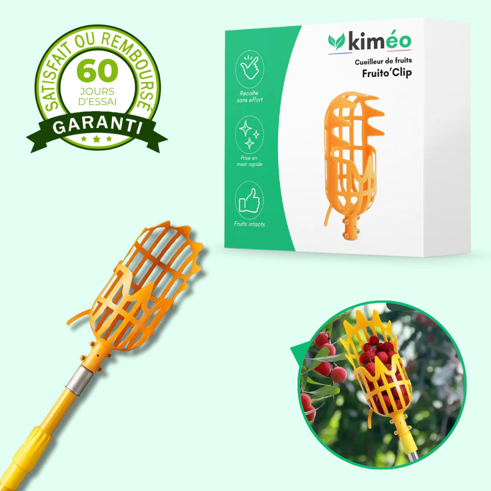 Fruito’Clip – Cueilleur de fruits manuel pour jardin sans échelle - Image 2