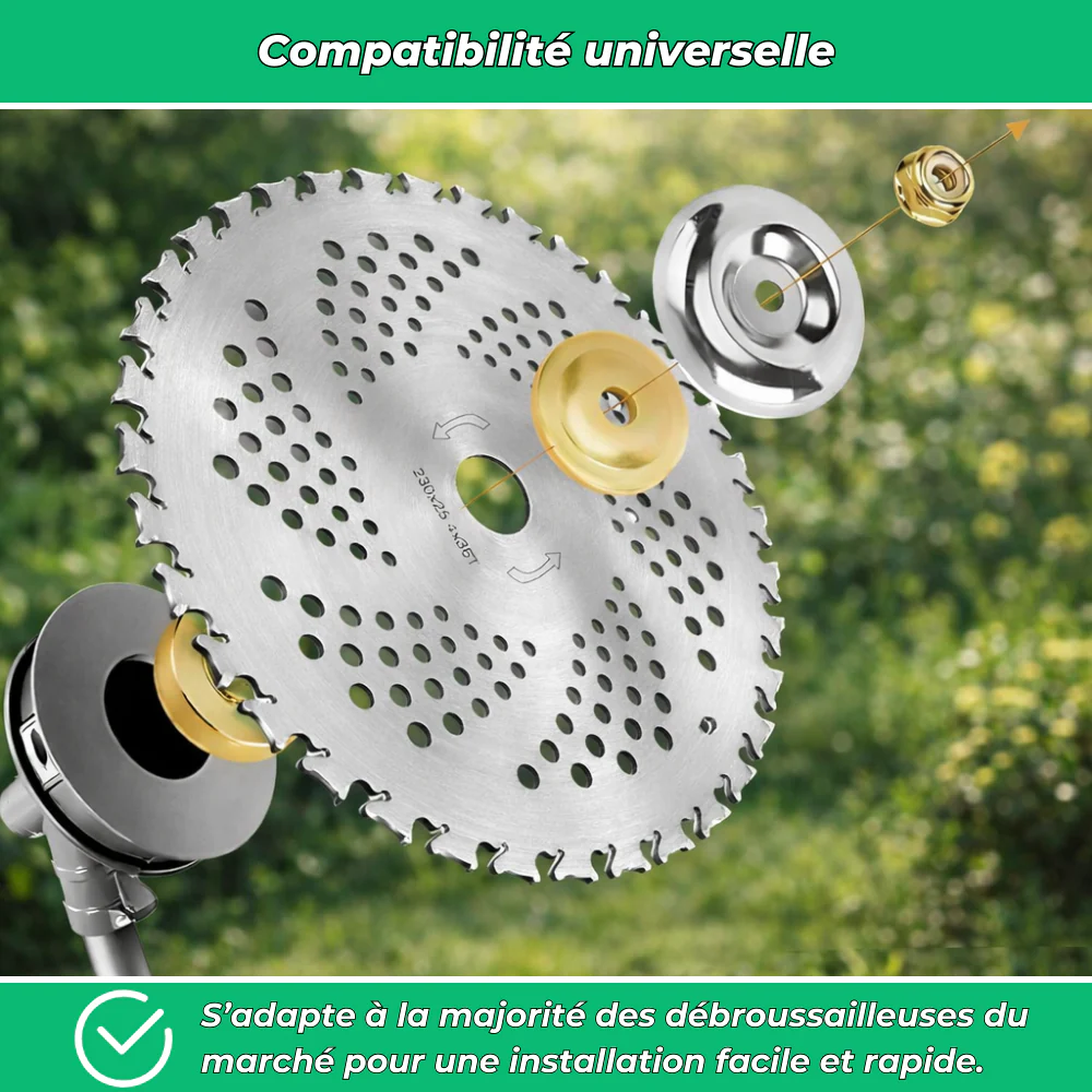 G90 PRO – Disque de débroussailleuse multifonctions indestructible - Image 5
