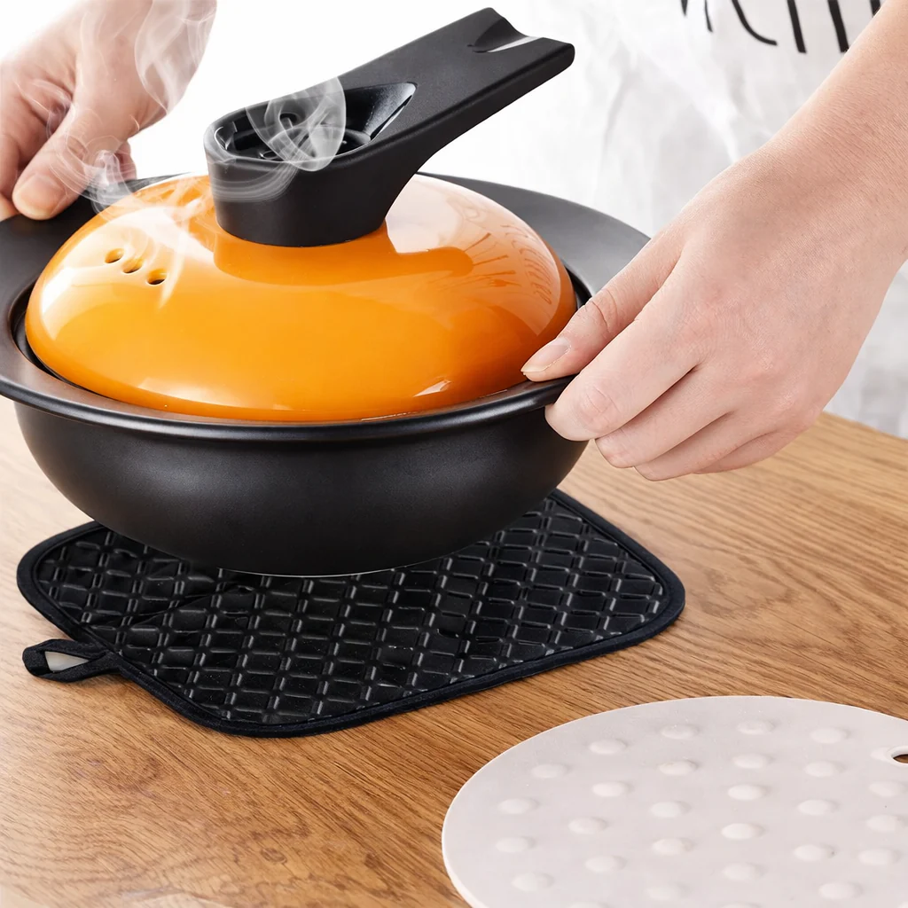 Gants de Cuisine Résistants Anti-Chaleur en Silicone 30 cm | Gant Four Antidérapant Épais Haute Température - Image 3