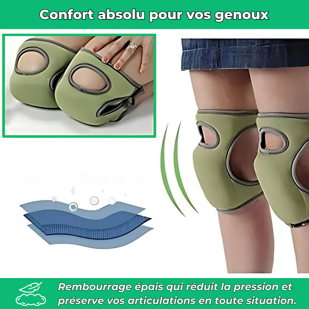Genouillères de Jardinage Ultra-Confort – Protégez Vos Genoux Sans Effort pour Travaux de Jardinage - Image 3