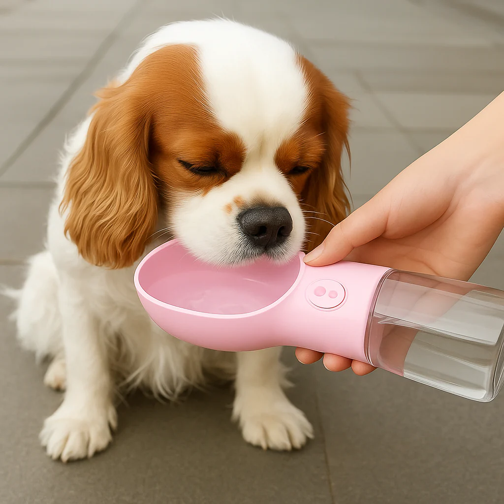 Gourde de voyage avec bol intégré pour chien – Hydratation pratique en extérieur - Image 7