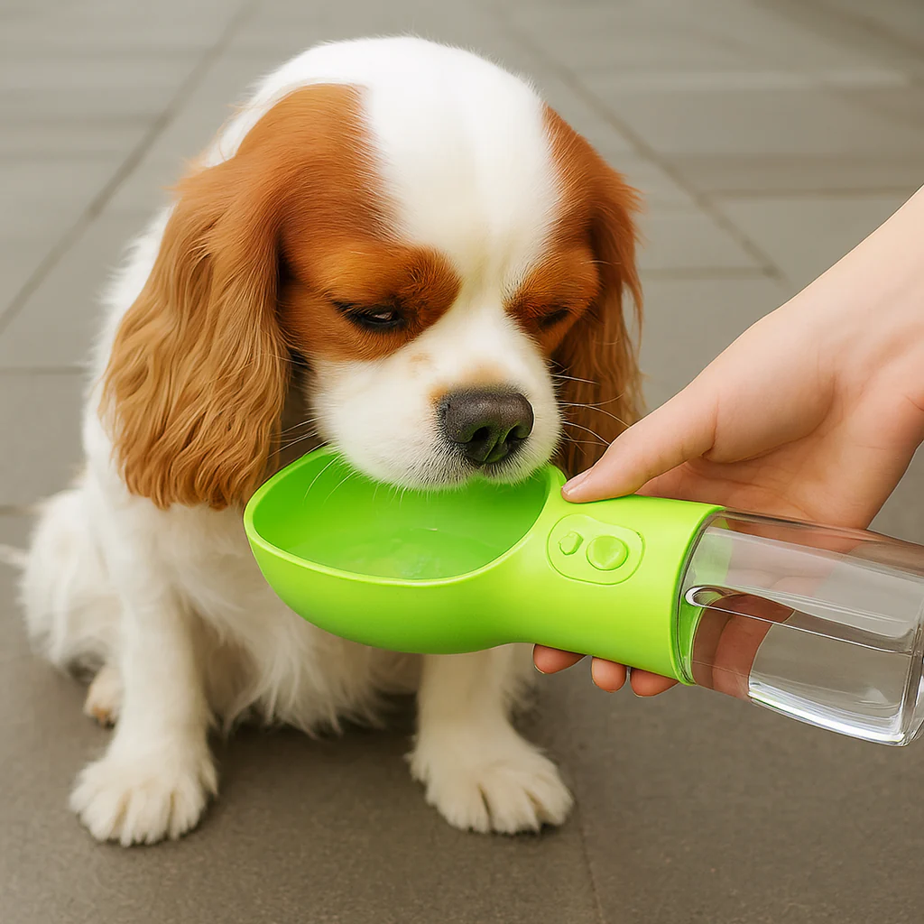 Gourde de voyage avec bol intégré pour chien – Hydratation pratique en extérieur - Image 8