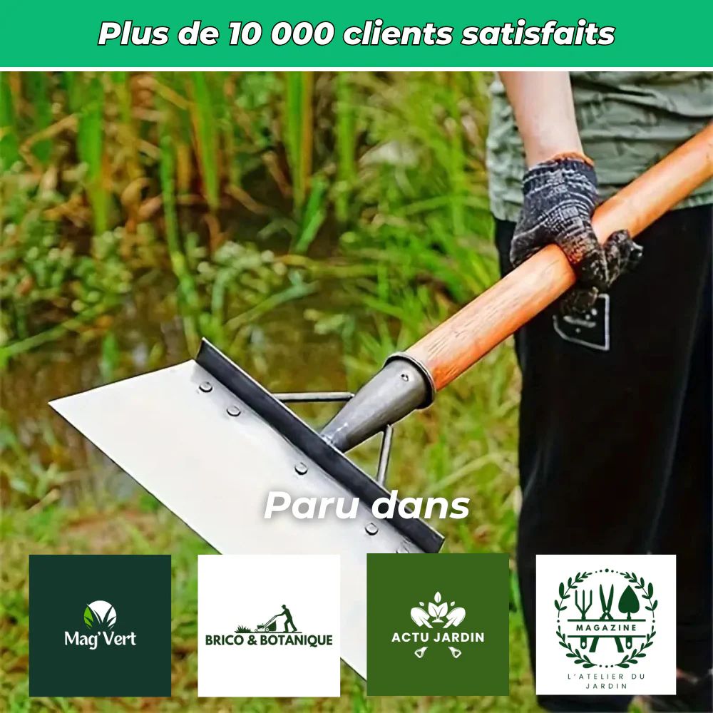 Raclette en Acier Inoxydable – Désherbage Facile et Nettoyage Extérieur Efficace - Image 6