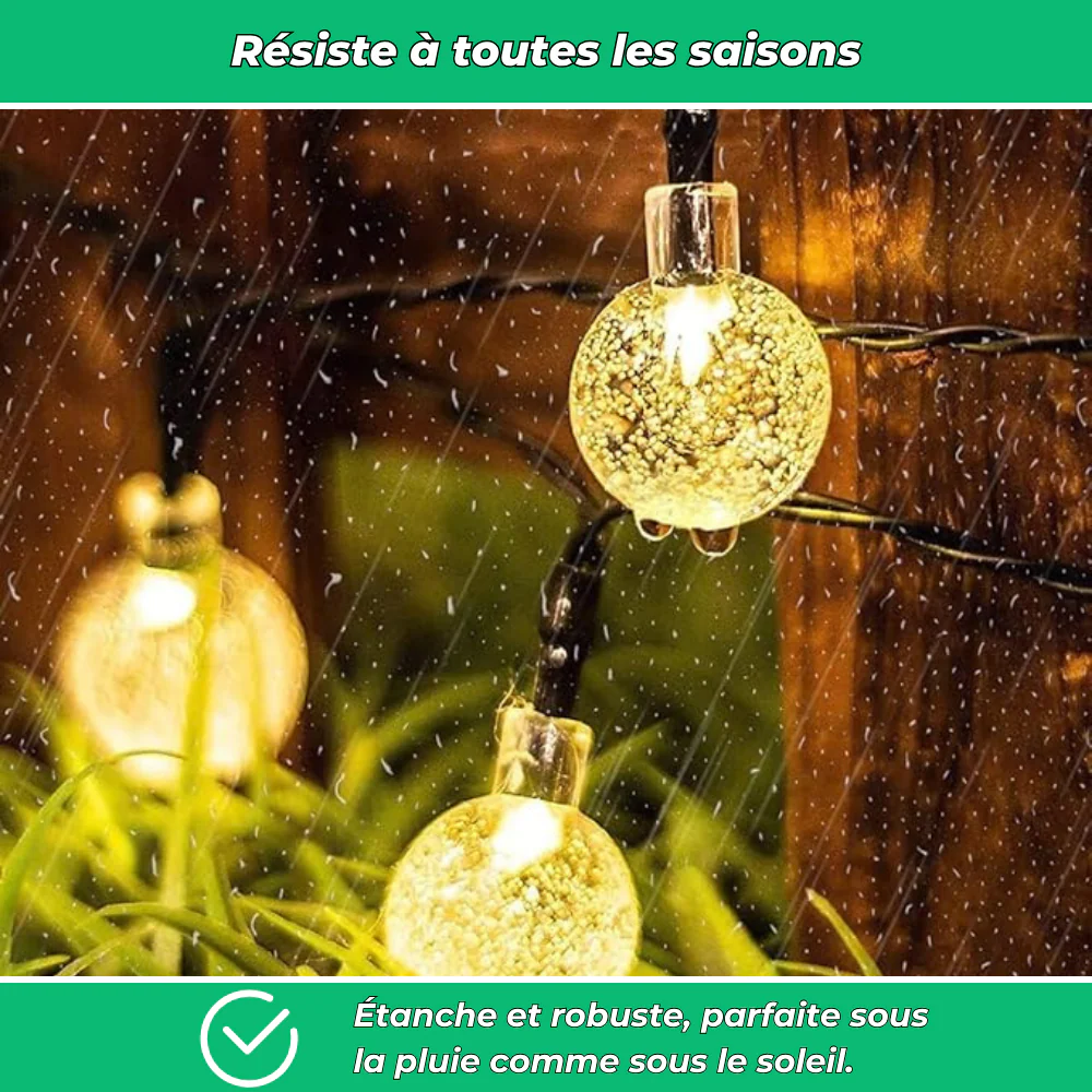 Guirlande Solaire Cristal – Éclairez vos soirées en extérieur - Image 5