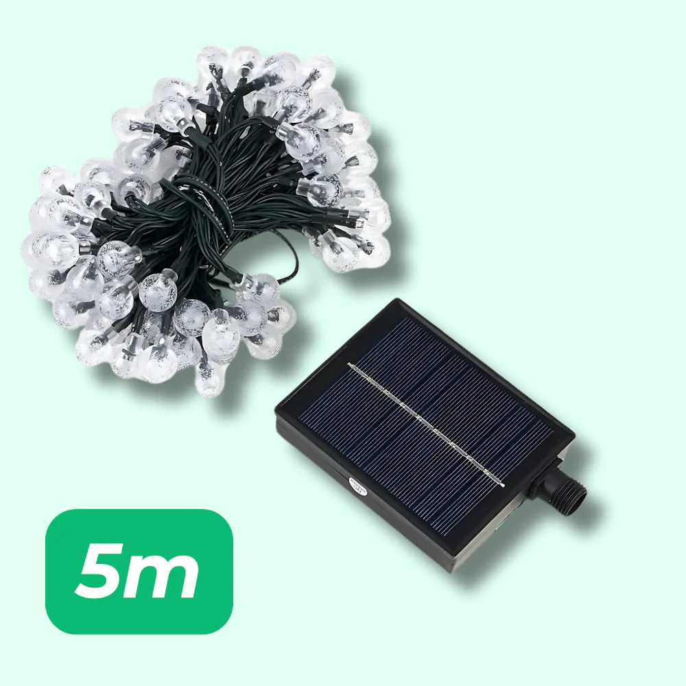 Guirlande Solaire Cristal – Éclairez vos soirées en extérieur - Image 7