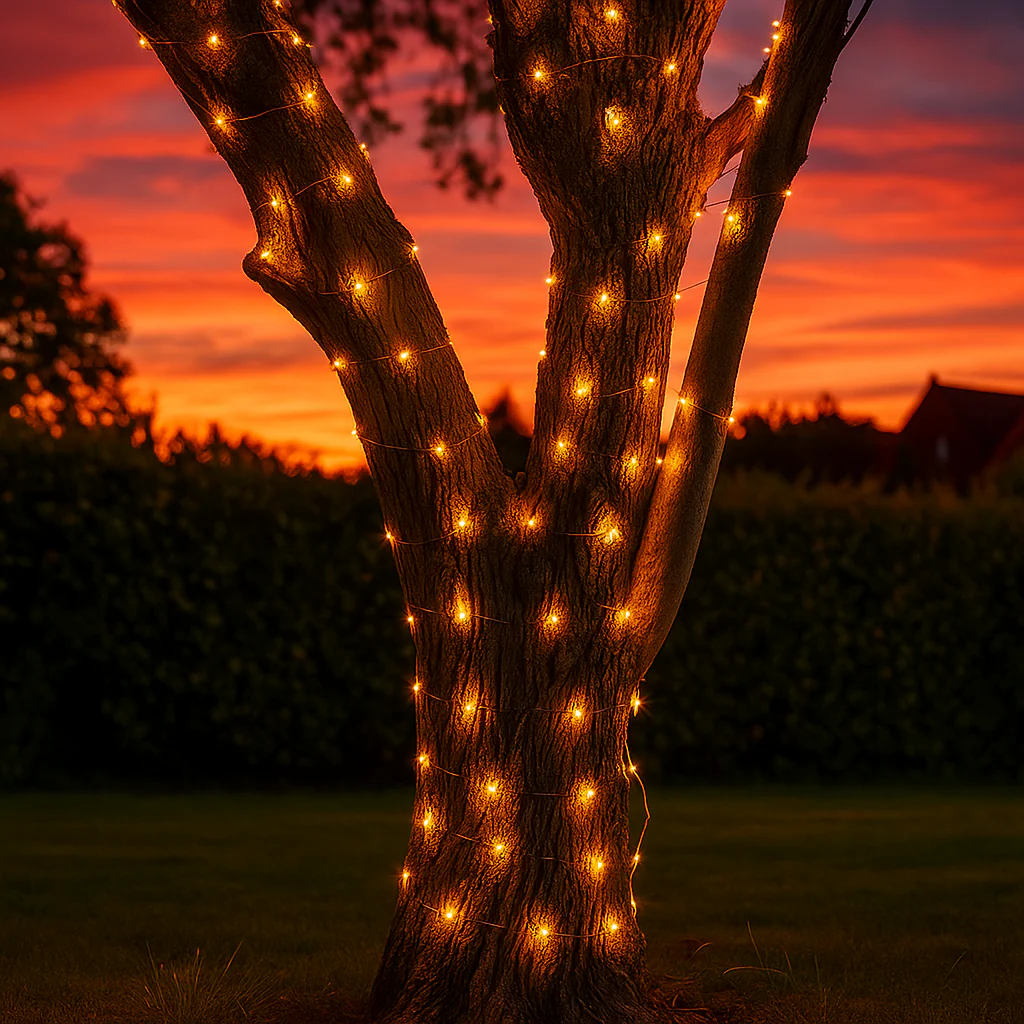 Guirlande solaire LED extérieure – Ambiance chaleureuse et économique