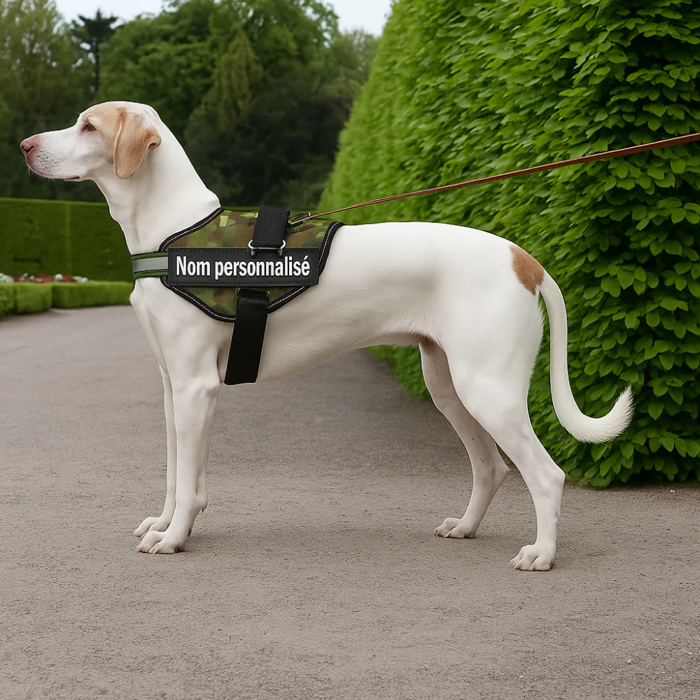 Harnais chien nom personnalisé – réglable et anti-étranglement - Image 10