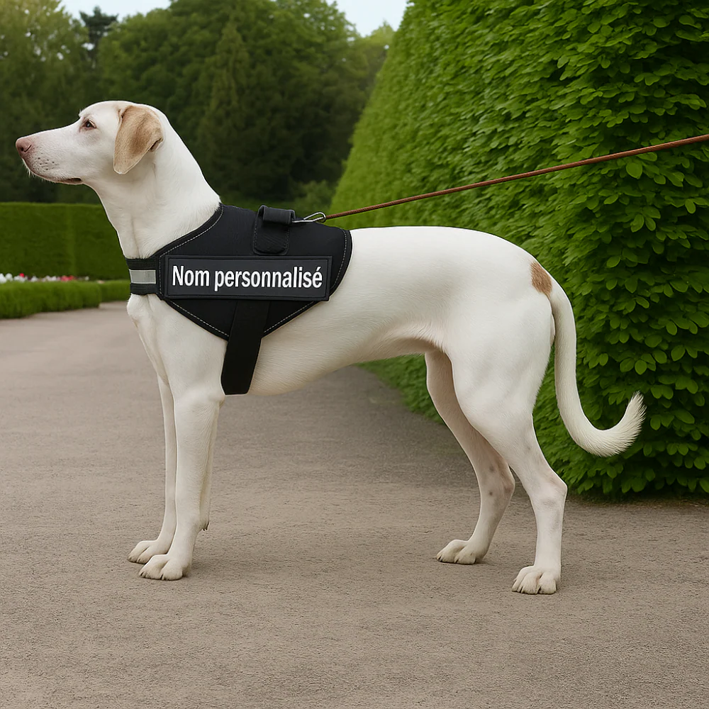 Harnais chien nom personnalisé – réglable et anti-étranglement - Image 6