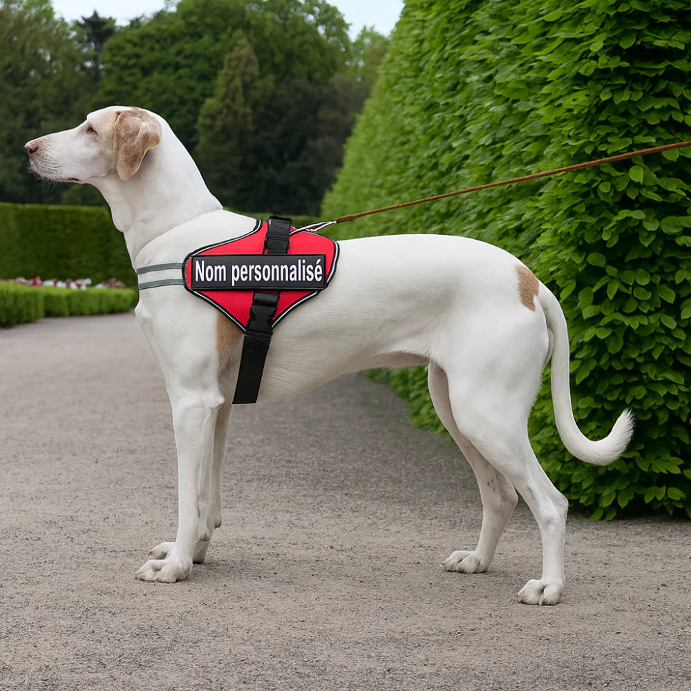 Harnais chien nom personnalisé – réglable et anti-étranglement - Image 7