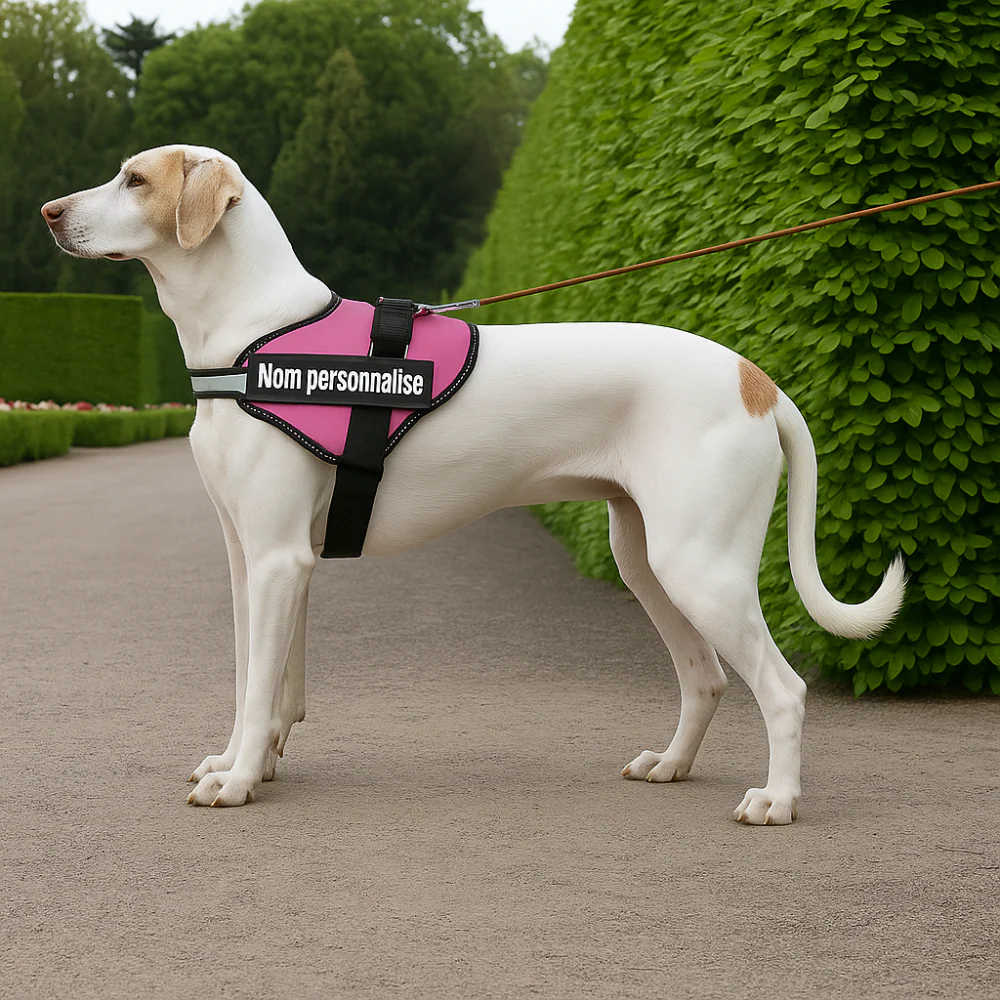 Harnais chien nom personnalisé – réglable et anti-étranglement - Image 9