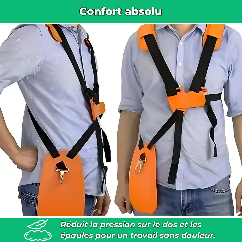 Harnais pour Débroussailleuse – Confort et Support pour Jardinage Intensif - Image 3