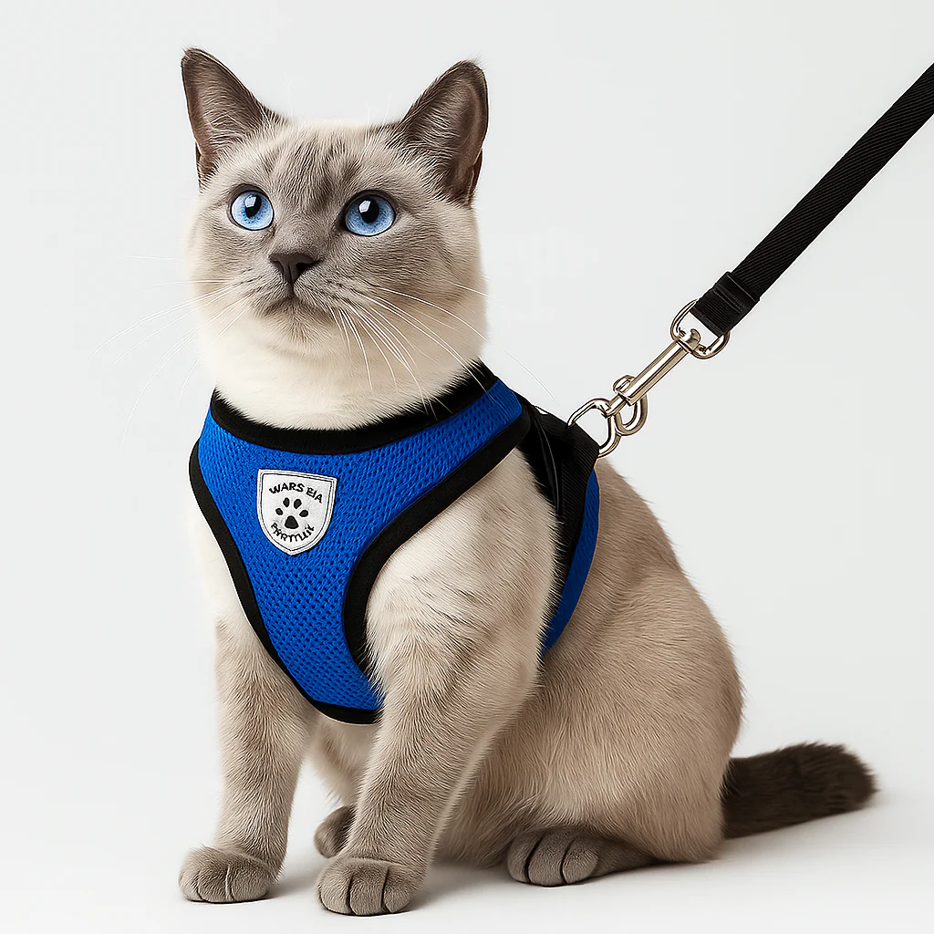 Harnais réglable avec laisse pour chat – Sécurité et confort en promenade - Image 14