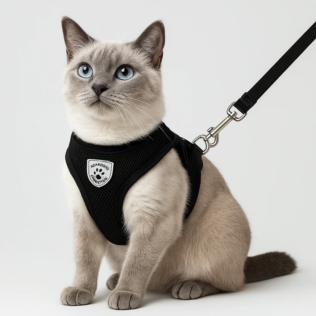 Harnais réglable avec laisse pour chat – Sécurité et confort en promenade - Image 15