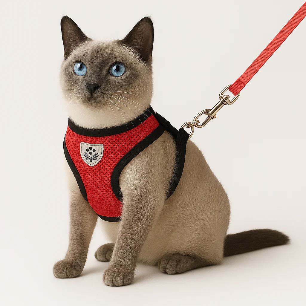 Harnais réglable avec laisse pour chat – Sécurité et confort en promenade - Image 17