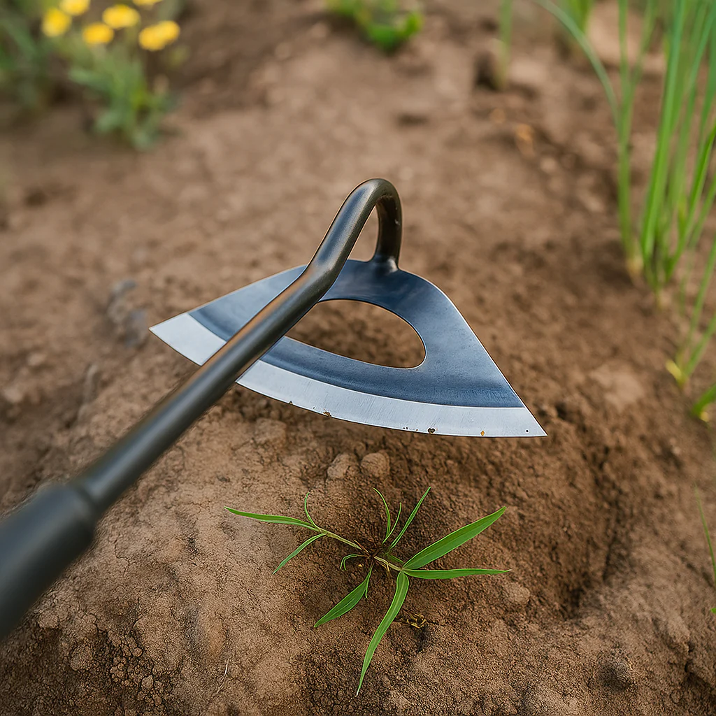 Houe de Désherbage en Acier Robuste – Outil de Jardinage pour Enlever les Mauvaises Herbes