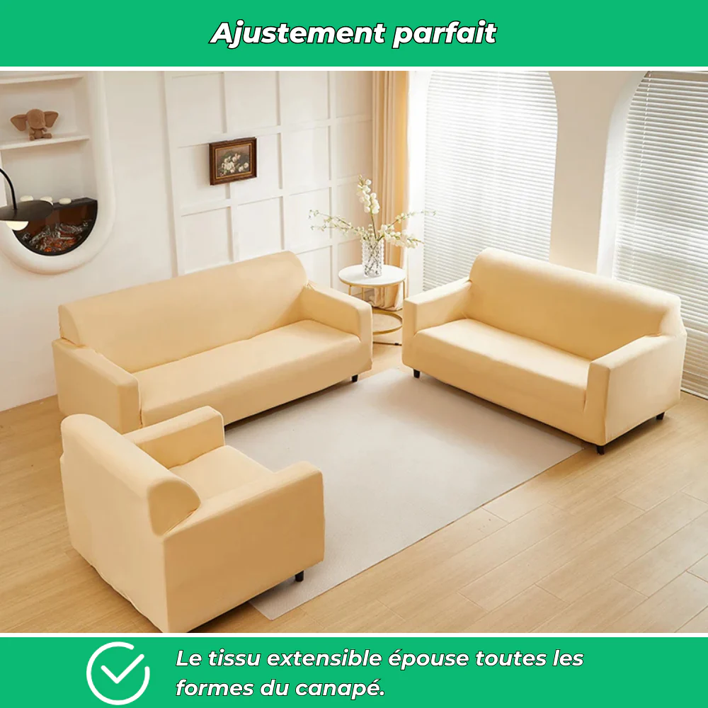 Housse canapé extensible lavable – Protection légère et durable - Image 4