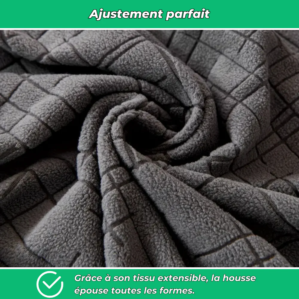 Housse canapé extensible lavable – Protection fauteuil & canapé 4 places - Image 4