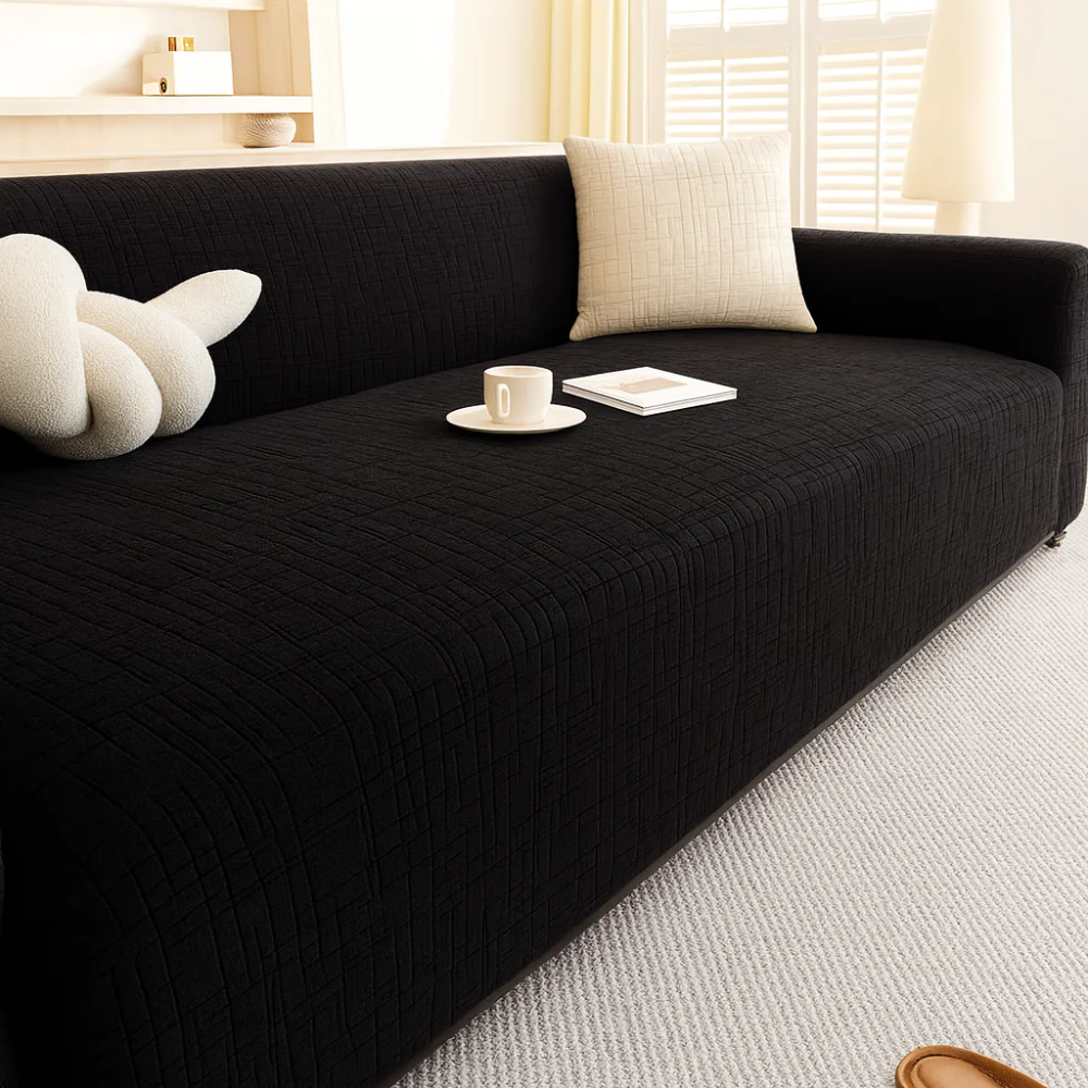 Housse canapé extensible lavable – Protection fauteuil & canapé 4 places - Image 9