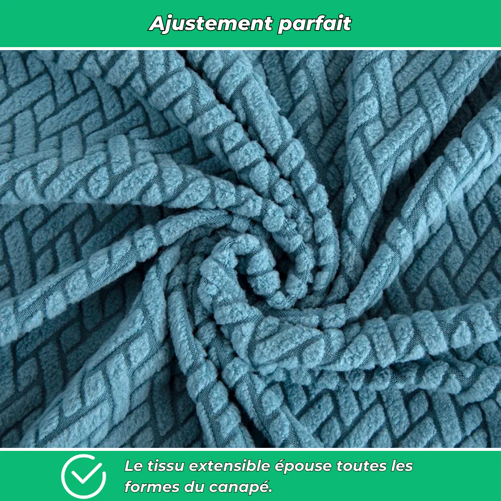 Housse canapé extensible douce – Protection confortable 1 à 4 places - Image 4