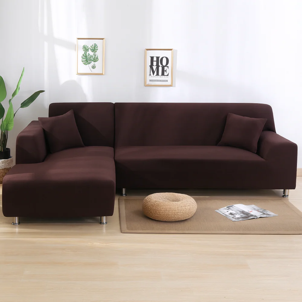 Housse extensible pour canapé d'angle – Lot de 2 - Image 10