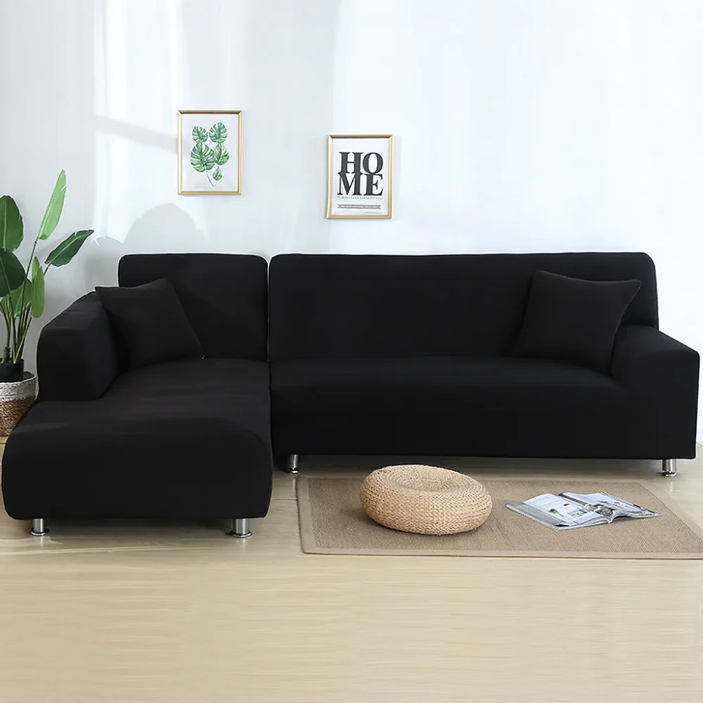 Housse extensible pour canapé d'angle – Lot de 2 - Image 7