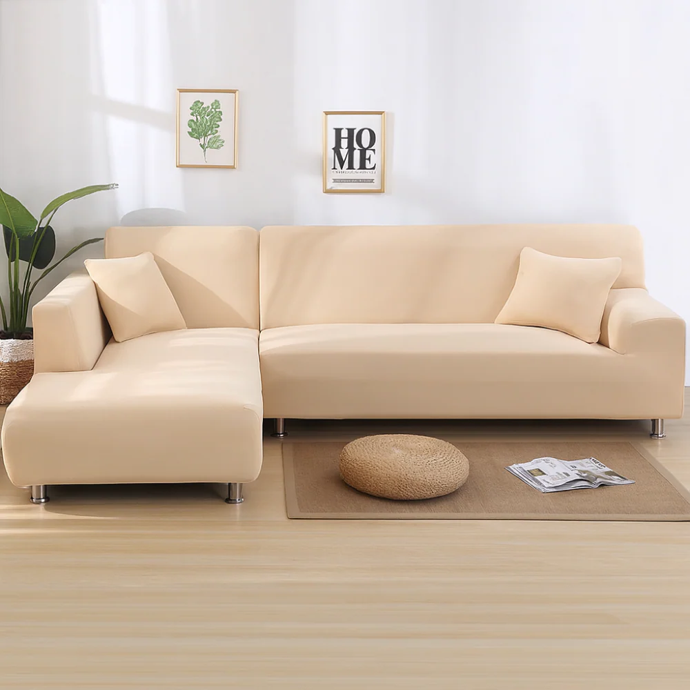 Housse extensible pour canapé d'angle – Lot de 2 - Image 9