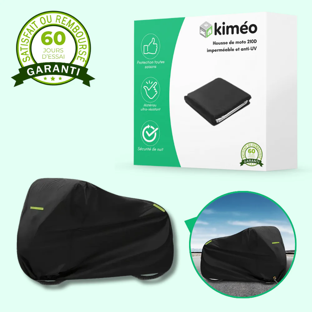 Housse de moto 210D imperméable et anti-UV - Image 2