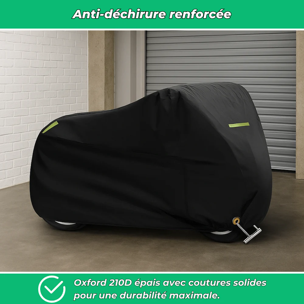 Housse de moto 210D imperméable et anti-UV - Image 4