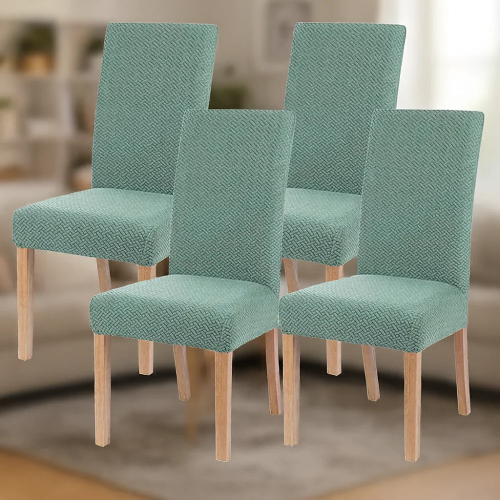 Housses de chaise en velours extensibles lavables (lot de 4 - Image 11