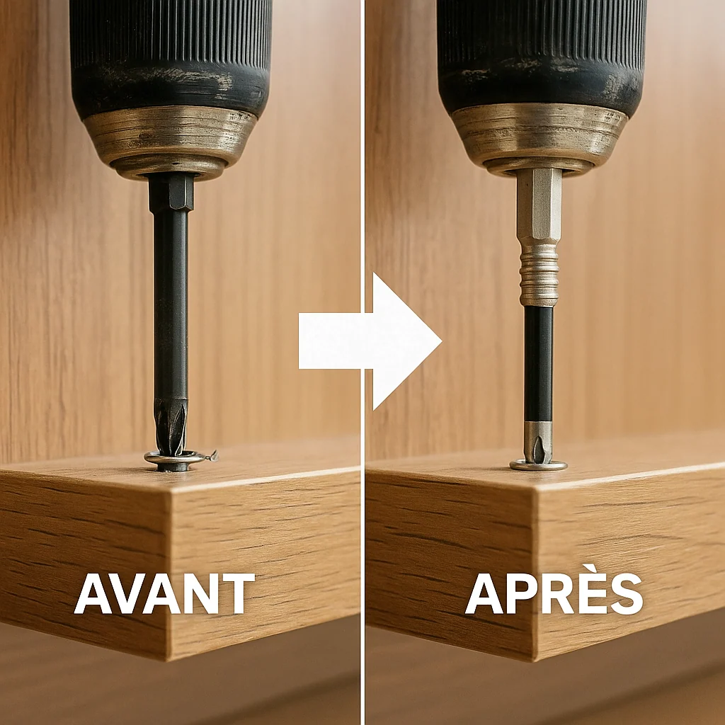 C90 PRO | Kit 6 Embouts de tournevis antidérapants pour Visseuse - Image 3