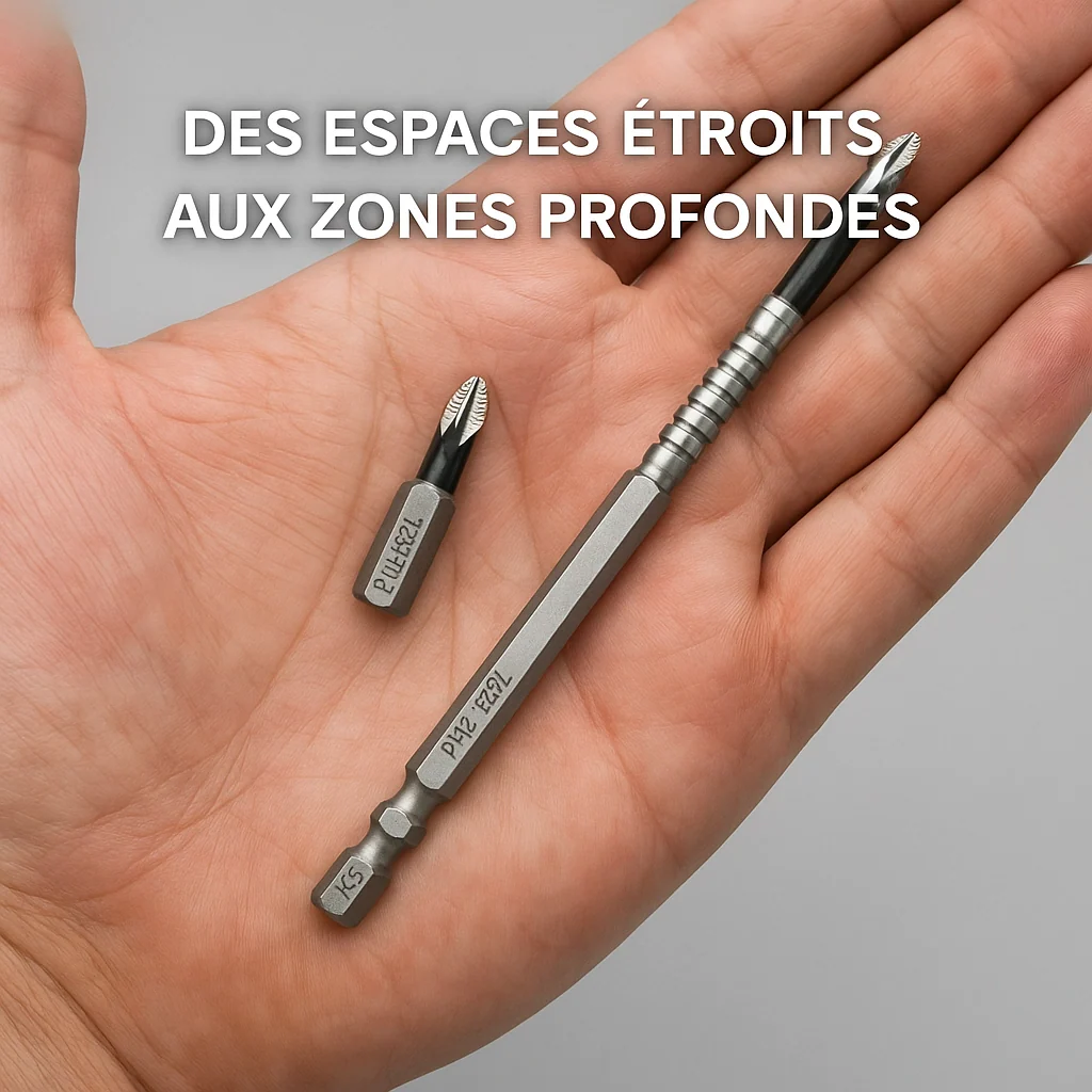 C90 PRO | Kit 6 Embouts de tournevis antidérapants pour Visseuse - Image 5