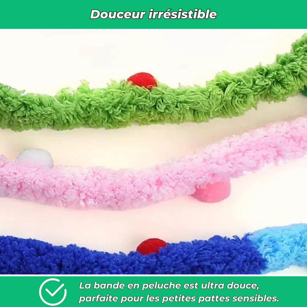 Jouet en peluche pour chat – Souris suspendue avec tige flexible - Image 4