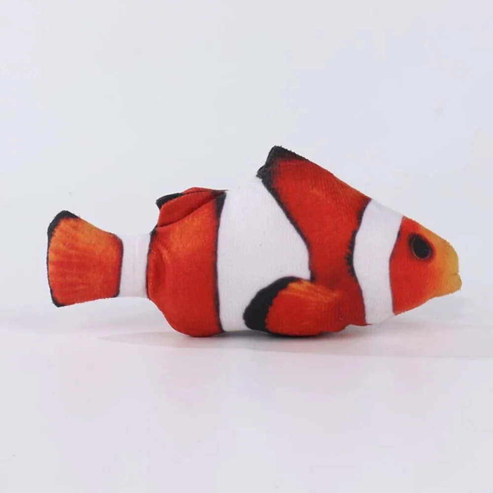 Jouet Poisson Interactif Réaliste pour Chats – Peluche Animée avec Mouvement - Image 8